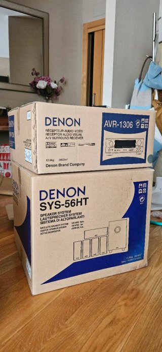 Denon AVR-1306 y SYS-56HT Home Cinema