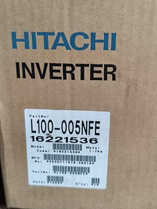Variador Frecuencia Hitachi L100-005NFE 0.55kW