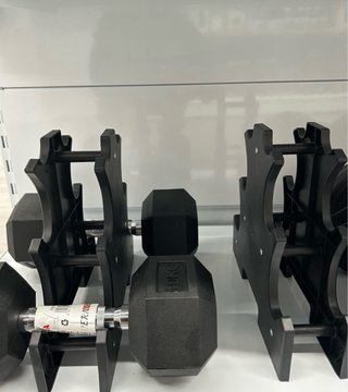 Soporte Organizador Mancuernas Negro