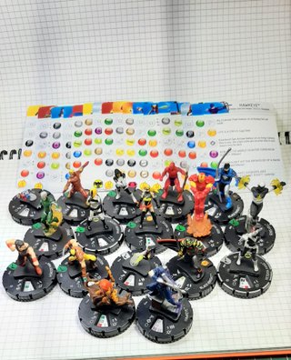 Marvel Heroclix Chaos War Mixed Lot con Carte