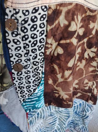 Peto corto patchwork Colline Talla L