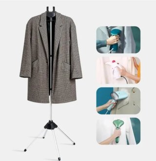 Soporte para ropa y plancha ajustable