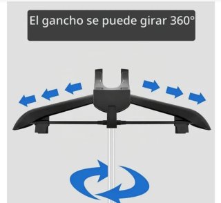 Soporte para ropa y plancha ajustable