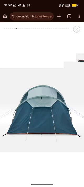Tienda de campaña Quechua Arpenaz 4.1 camping