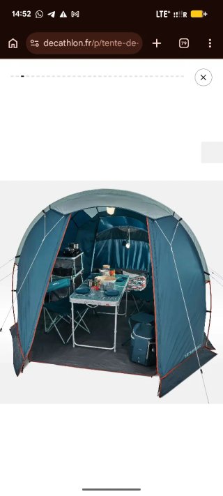Tienda de campaña Quechua Arpenaz 4.1 camping