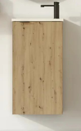 Mueble de baño pequeño con lavabo