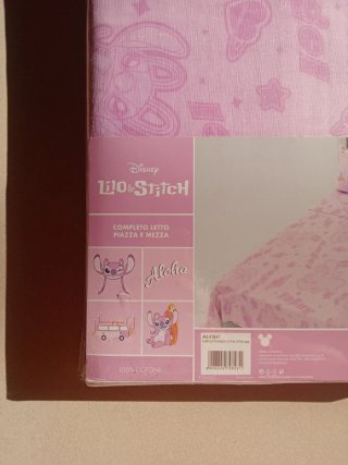 Set Lenzuola 1 Piazza e Mezza Stitch Disney