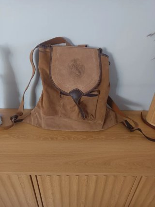 Mochila de piel estilo vintage sin estrenar