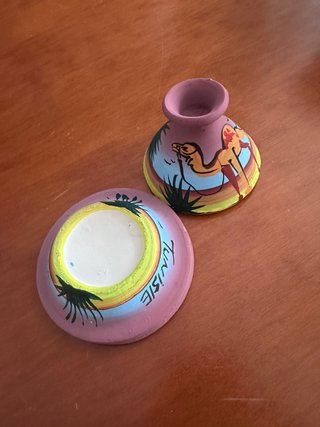Tajine Tunisia decorato con cammello