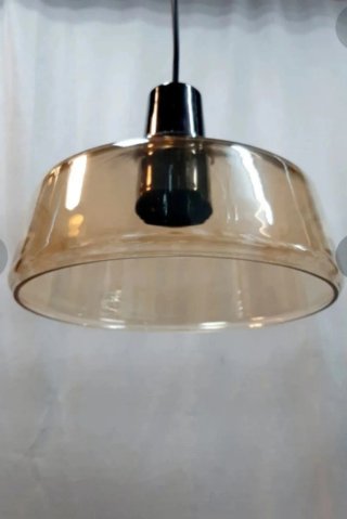 Lámpara cristal ámbar