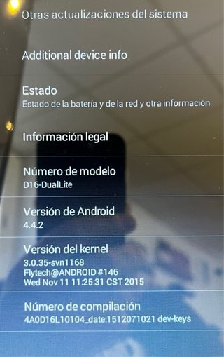 Tablet Android - Terminal TPV HIOPOS/Flytech D16