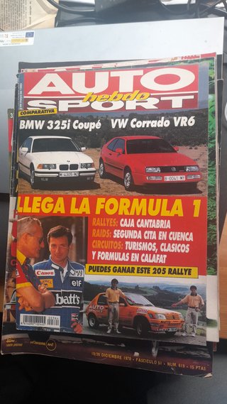 Revista Auto Hebdo Sport año 1992