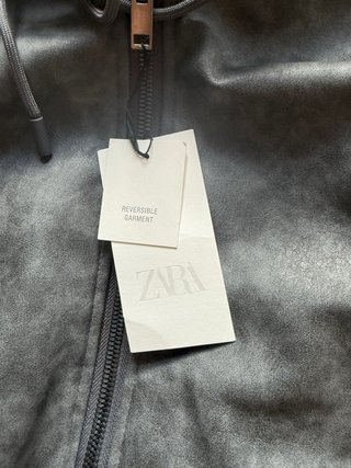Chaqueta Zara reversible pelo teddy