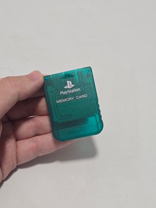 Carta di memoria PS1 verde 1193 Sony - memoria per PS1