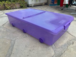 Caja bajo cama Tatay 63L transparente