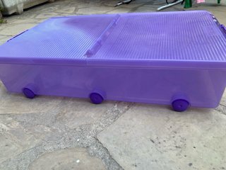 Caja bajo cama Tatay 63L transparente