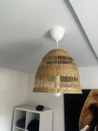 Lámpara de techo ratán Ikea