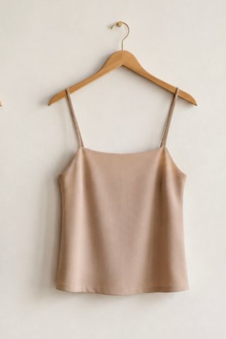 Blusa tirantes beige