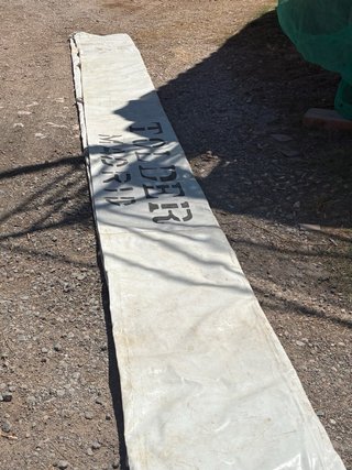 Lona de camión blanca
