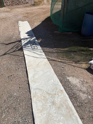 Lona de camión blanca