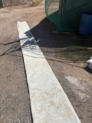 Lona de camión blanca