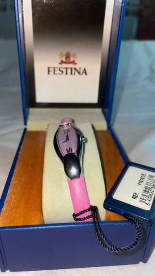 Orologio Festina donna rosa e argento