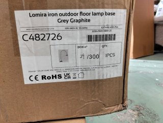 Sklum Lámpara Pie Lomira Hierro E27 IP44 240-256cm