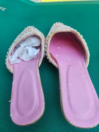 Ciabattine donna con paillettes rosa misura 39