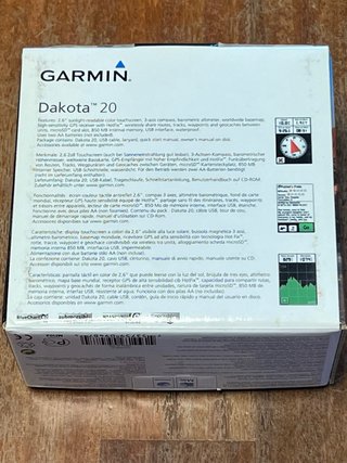 Garmin Dakota 20 GPS Montaña/Senderismo