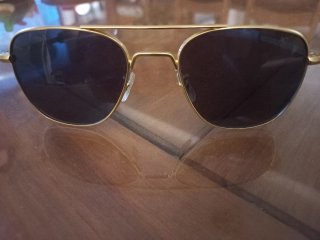 Gafas Aviador American Optical Doradas Oscuras