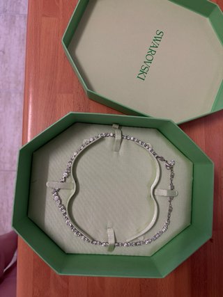 Collar Swarovski Plata NUEVO