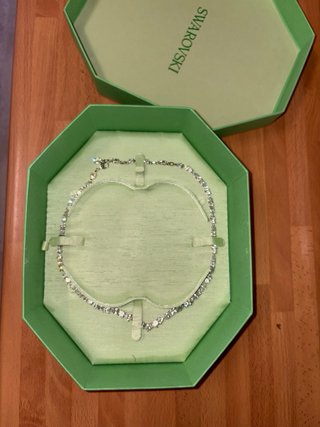 Collar Swarovski Plata NUEVO