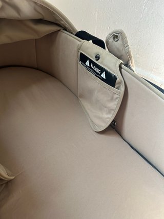 Capazo Yoyo Babyzen Beige con Adaptadores y bolsa