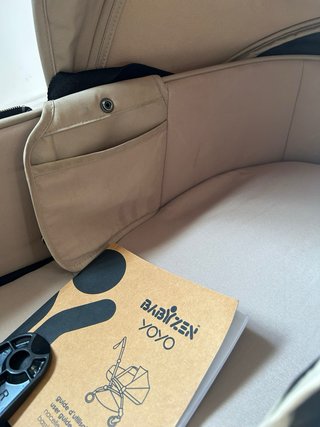 Capazo Yoyo Babyzen Beige con Adaptadores y bolsa