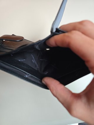 Portafoglio tascabile Balenciaga Uomo Vintage Nero