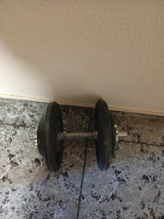 Mancuernas con 3 discos