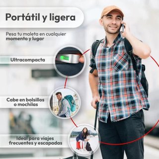 Báscula Digital Equipaje Kg/Lb