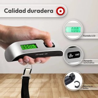 Báscula Digital Equipaje Kg/Lb