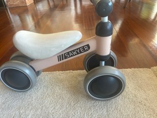 Bicicleta Sawyer Rosa 1-3 años
