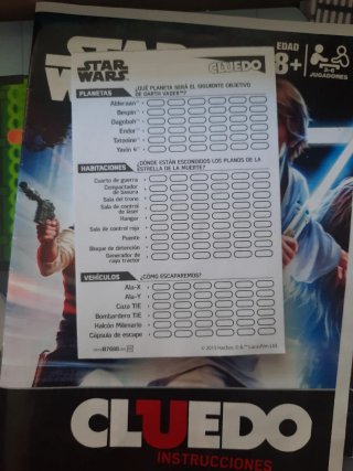 Cluedo Star Wars Hasbro Disney