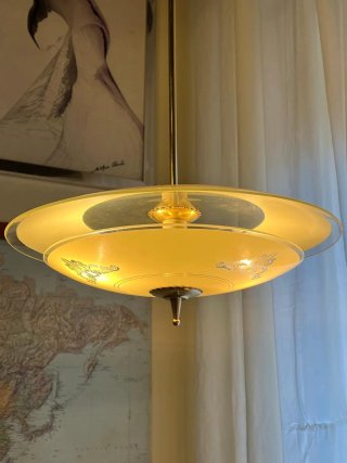 Lampada sospensione Pietro Chiesa anni'50