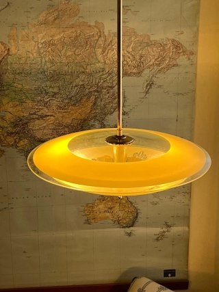 Lampada sospensione Pietro Chiesa anni'50