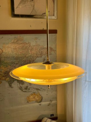 Lampada sospensione Pietro Chiesa anni'50