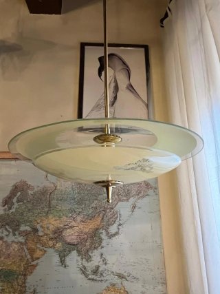 Lampada sospensione Pietro Chiesa anni'50