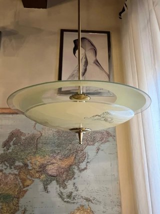 Lampada sospensione Pietro Chiesa anni'50