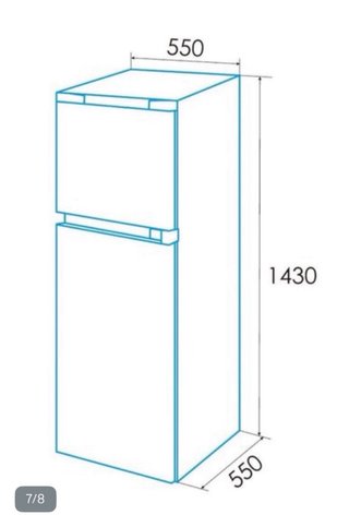 Frigorífico Edesa 2 puertas