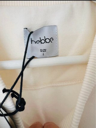 Sudadera HEBBE Algodón Talla L + Camiseta Regalo