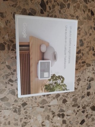 Google Nest Hub Pantalla Inteligente Blanca