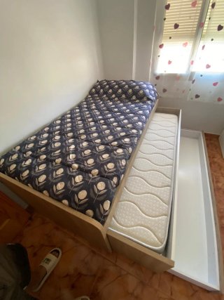 Cama nido con cajón extraíble