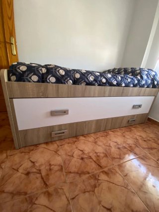 Cama nido con cajón extraíble